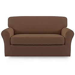 Easy-Going 2 Pieces Microfiber Stretch Sofa