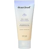 dearcloud Vita-C Aqua Face Cream – Face Moisturizer with Vitamin C, Squalane Oil for Face, Hyaluronic Acid Serum Hydration – Moisturizer for Women and Men (2.7 fl oz)