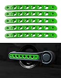 Danti 4 Door Front Door & Back Door Aluminum Grab Handle Cover for Jeep Wrangler JK & Unlimited 2007-2017 5pcs/Set(Green)