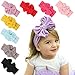 DZT1968(TM)Baby Girl Newest Bowknot Turban Headband Head Wrap Knotted Hair Band