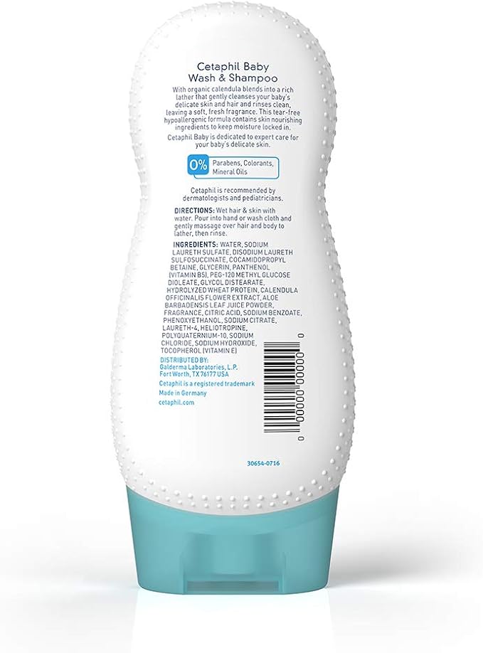 washing your hair with baby shampoo