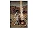 Alonline Art - The Magic Circle Waterhouse PRINT On CANVAS (Synthetic, UNFRAMED Unmounted) 12