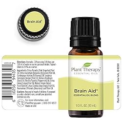 Plant Therapy Brain Aid Essential Oil Blend for