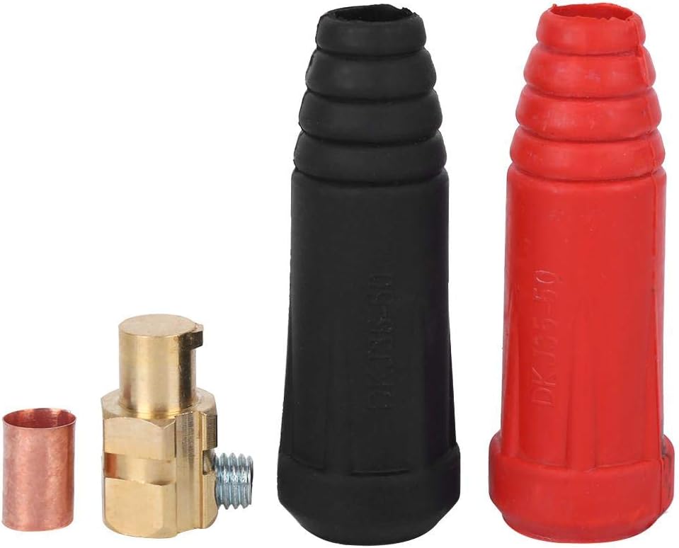 Welding Cable Connectors, 5 Set Fitting Electronic Welding Tools Cable Connector Long