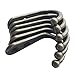 24 Pieces Coat Hooks Wall Mounted Robe Hook Single Coat Hanger No Scratch and 50 Pieces Screws （Bronze）