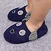 ESTAMICO Toddler Boys Doggy Slippers Cartoon Puppy House Shoes US 5-6 Navy
