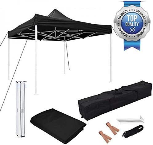 New Leaf 10x10 Easy Pop Up Tent Instant Shelter (Black)