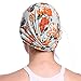 YI HENG MEI Women's Elegant Floral Pleated Indian Turban Hat Chemo Cancer Cap Sleep Cap