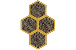 BESTNEST Set of 4 Woodlink Honey Comb Modular Mason Bee Houses
