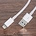 iPhone Charger, Eashion lightning cable 3Pack 6FT 8-Pin Lightning to USB Charging Cord Compatible with iPhone 7 7 Plus 6 6s 6 plus 6s plus, iPhone 5 5s 5c,iPad, iPod and More (White)