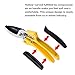 2017 Upgraded Design Fisktool 8 inch Professional SK-5 Steel Blade Sharp Anvil Pruning Shears (FT-01-001),Less effort