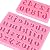 3Pcs Letters & Numbers Fondant Cake Molds Soap Chocolate Mould