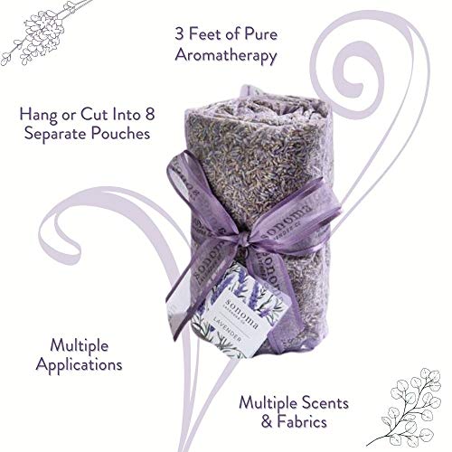 Sonoma Lavender Dried Lavender Sachets by The Yard for Drawers and