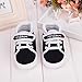 Voberry® Baby Infant Kid Boy Girl Soft Sole Canvas Sneaker Toddler Shoes (0~6 Month, Black)