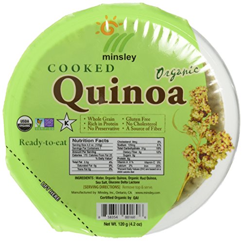 Minsley Organic Ready-to-Eat Quinoa, 4.2 oz - Thumbnail 4