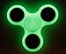TSAAGAN Hands Spinner Focus Toy Fidget Spinner Black Ceramic Stainless Steel Hybrid Bearings Spinner L01FBA-Luminous