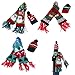 4 Pack Christmas Wine Bottle Decoration,Kicpot Knitted Scarf & Hat Set for Merry Christmas Ornaments Supplies