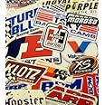 Racing Decal Sticker 26 Piece Assortment Pack in Pairs by Crash Daddy