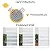 Privacy Blinds Window Film,Stained Glass Door Film,Static Cling Window Tint,Heat Control Anti UV Removal Window Cling for Office and Home,35 inches by 118 inches