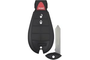 Replacement Key Fob for Dodge Ram 1500 2500 3500 (2009-2012) and Ram C/V (2012-2015) – 3-Button Keyless Entry Remote Van SUV 