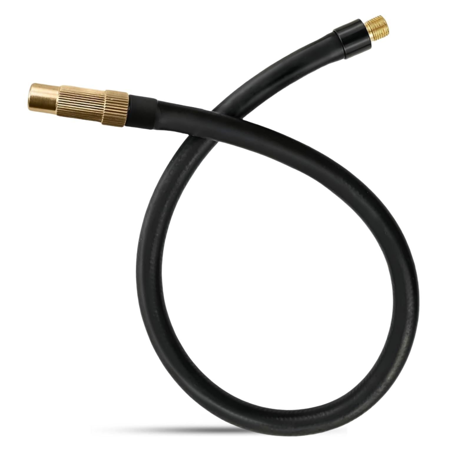2-in-1 Air Inflator Hose Schrader & Presta Valve Adapter Extension Tube Hose for Air Compressors Bike Car Motorcycle Bicycle Tyre Air Pump Inflator Replacement Hose