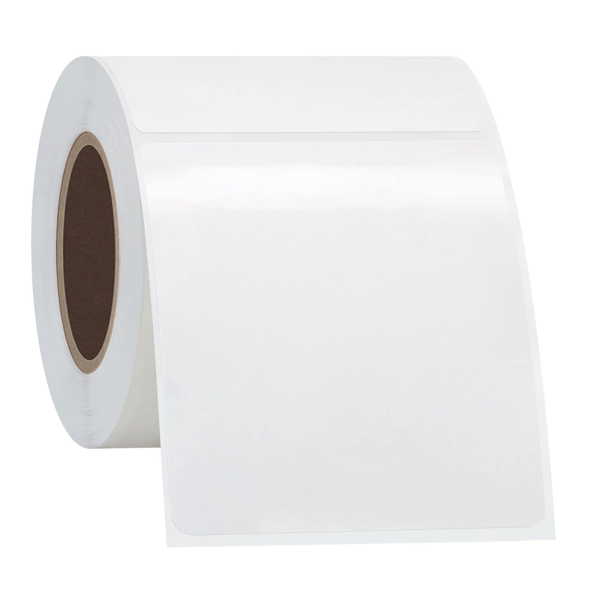 Hycodest 5x5cm Square Crystal Clear Retail Package Seals Circle Wafer Stickers Transparent Label Protectors 300 pcs