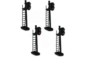outland models Train Railway Layout Railroad Block Signal x4 pcs N Scale 1:160
