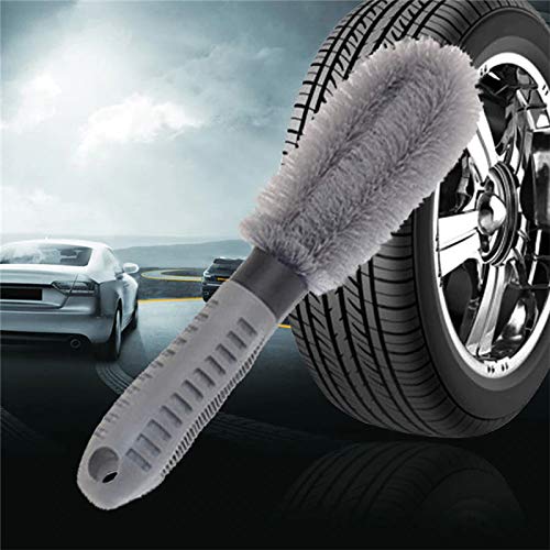 egenerix® Car Alloy Wheel Cleaning Brush Tyre Rim Scrubbing Pad Car