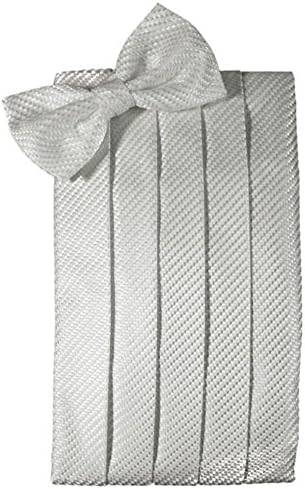 Cardi Men's Venetian Bowtie and Cummerbund Set