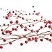 Factory Direct Craft 6 feet Rich Red Berry Garland for Christmas Holiday Decorating