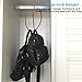 SKEMIX 2 Pcs Multi-Purpose Semicircle Belt Hanger Racks Belt Organizer Storage,Ties Rack Hanger,Shoes Bags Purses Scarf Hats and Clothes Hanger for Closet,Stainless Steel No Slip Cabinet Organizer