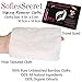 SofiesSecret Makeup Remover Facial Pads 100% Natural & Organic Extracts Travel Pack, 25 Count, 100% Pure Bamboo, Extra Thick, Organic, Recyclable, Cruelty Free & Vegan, LIGHT MOISTEN