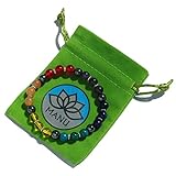 7 Chakra Crystal Grounding Stone Bracelet