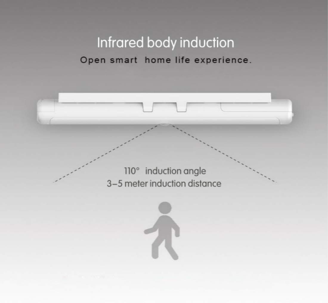 APRITECH® luz Nocturna Lámpara LED del Armario Operada 3 Modos de ...