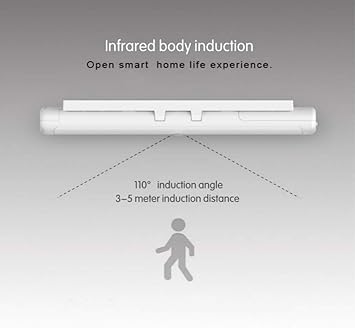 APRITECH® luz Nocturna Lámpara LED del Armario Operada 3 Modos de ...