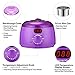 Wax Warmer, Hair Removal Waxing Kit Electric Wax Heater Professional Waxing with Temperature Display Screen Rapid Melt Wax with 7ounce Pearl Hard Wax Beans and 10 Sticks at Home Waxing for Women Men