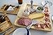 Sugarwood Home Cheese Board Set - stainless steel cheese knife set with two serving trays as part of the charcuterie board set; Perfect as house warming presents, wedding gifts, birthday gifts