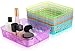 Zilpoo 6 Pack - Plastic Colorful Storage Organization Basket, Bathroom Vanity Makeup Tray, Drawer, Shelf Organizer Bins, Assorted Colors