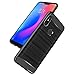 Ytaland Case for Xiaomi Mi A2 Lite case,with Xiaomi Mi A2 Lite Tempered Glass Screen Protector. (2 in 1)[Scratch Resistant Anti-Fall] Fashion Soft TPU Shockproof Case (Black)