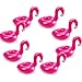 JARCOLD Thicken Inflatable Flamingo Drink Holders, Inflatable Flamingo Coasters (8 Pieces), Pink