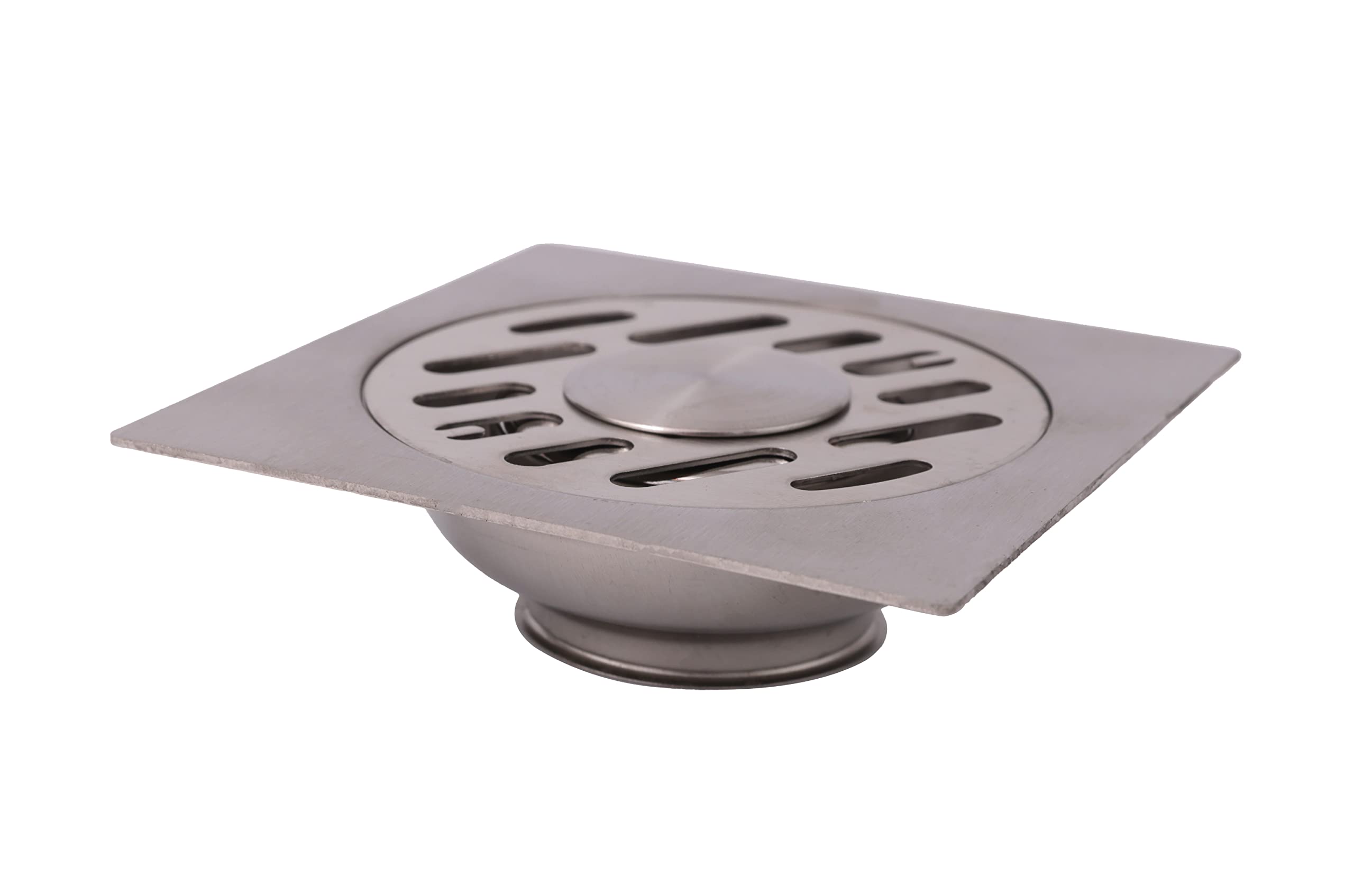 ICTRONIX 100x100mm Square Bath Shower Drainer Kitchen Floor Drain Stainless Steel