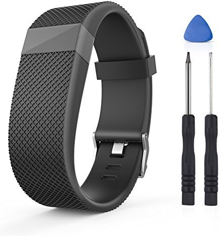 Gealpoor For Fitbit Charge HR Bands, Silicone Replacement Adjustable Band Strap for Fitbit Charge HR