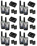 NEW! 6 PAIR COBRA CXR825 30 Mile 22 Channel FRS/GMRS Walkie Talkie 2-Way Radios