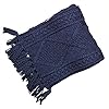 100% Irish Merino Wool Handknitted Aran Scarf by Carraig Donn