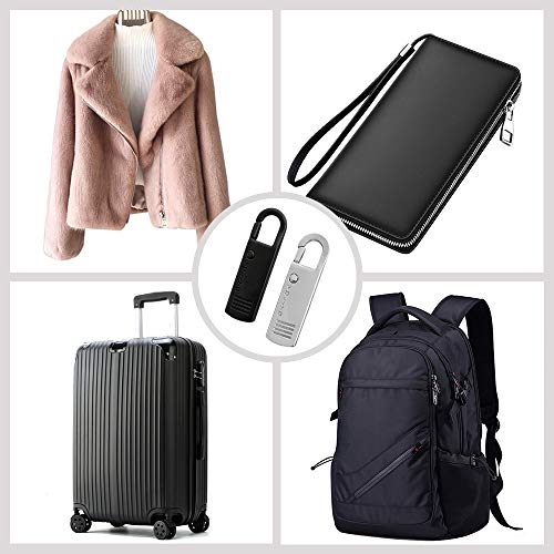 Zoweys Zipper Pull Tab Repalcement Zipper Repair Kit Luggage Extension Backpack Metal Zipper Extenders Tab Fixer for Luggage Cloths Jacket Suitcase Handbags Coat Boots