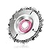 4 Inch Diameter 22 Tooth Cut Chain Carver for Side Grinder with 5/8-Inch Arbor