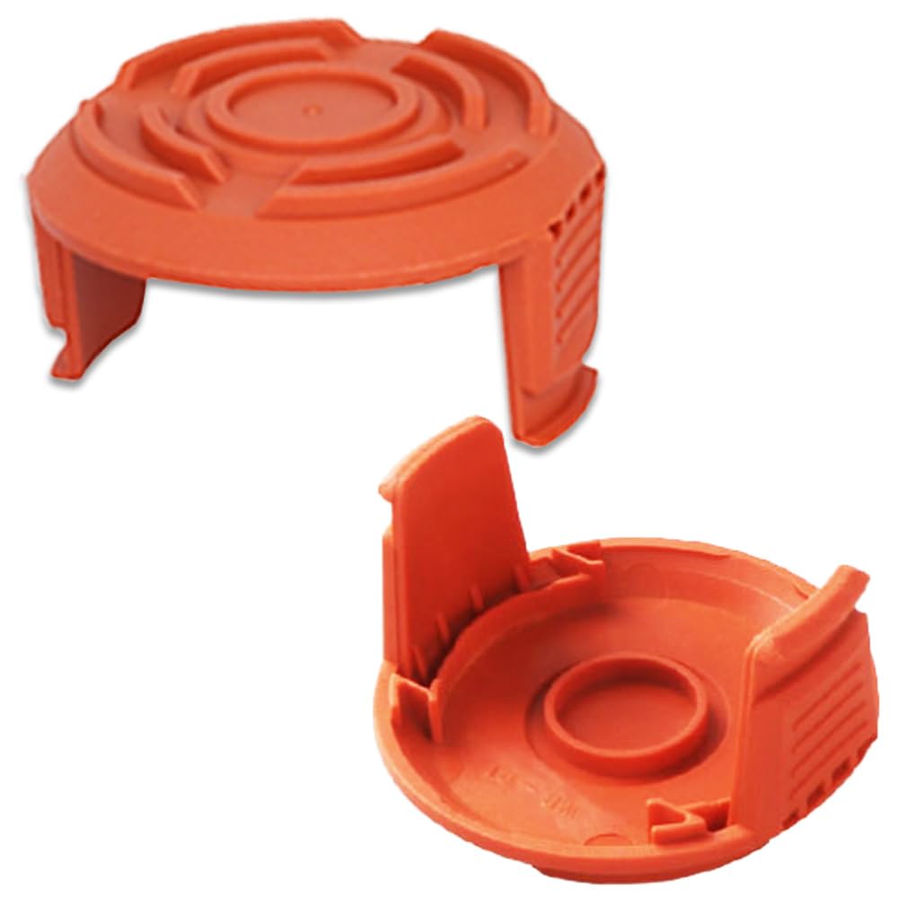 Qingriver 2 Pcs Trimmer Spool Cover Cap Compatible with Worx WA0004 / WA0010,Suitable for WG150E WG154E WG155E WG157E WG160E WG163E, Strimmer Cap Replacement