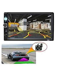 7 inch estéreo de visualización táctil de doble DIN coche reproductor de MP5 MP4 MP3 Radio FM Coche Soporte Bluetooth de audio mp3 wma wav MKV FLAC OGG