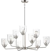 Maxim Acadia-9 Light Chandelier-34.75 Inches Wide by 15 inches high-Satin Nickel Finish -Traditional Installation