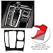 Gear Shift Frame Trim, Carbon Fiber Car Gear Shift Knob Panel Cover Trim for BMW F15 F16 X5 X6 (#B)
